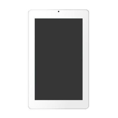 Lcd With Touch Screen For Lava Qpad E704 White By - Maxbhi.com