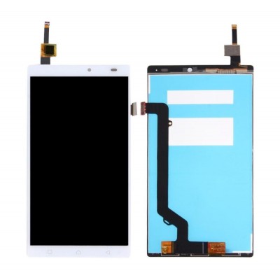 Lcd With Touch Screen For Lenovo A7010 White By - Maxbhi Com