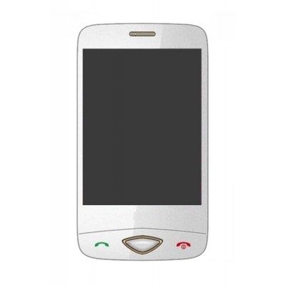 Lcd With Touch Screen For Lava Kkt 51 White By - Maxbhi.com