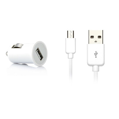 Car Charger for Intex Aqua 3G Mini with USB Cable