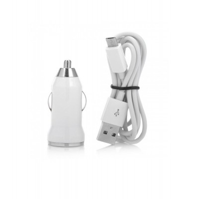 Car Charger for Jivi JV C444 with USB Cable