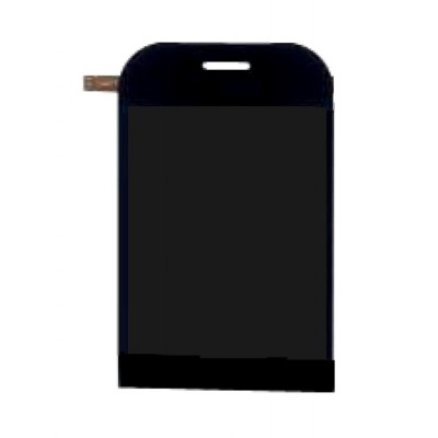Lcd With Touch Screen For Lava M40 Black By - Maxbhi.com