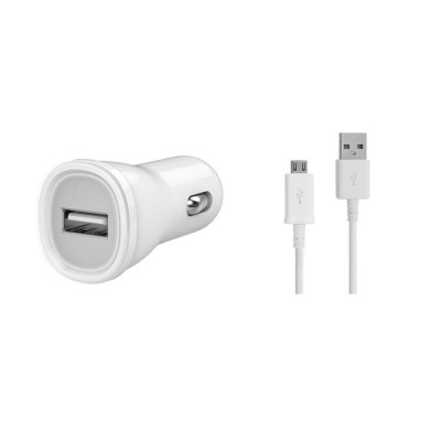 Car Charger for Lava KKT 40 Plus with USB Cable