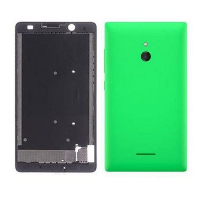 Full Body Housing For Nokia Xl Dual Sim Rm1030 Rm1042 Green - Maxbhi.com
