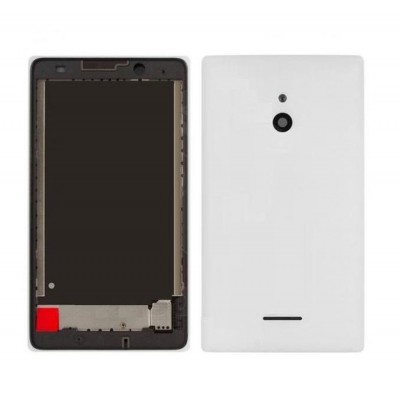 Full Body Housing For Nokia Xl Dual Sim Rm1030 Rm1042 White - Maxbhi.com