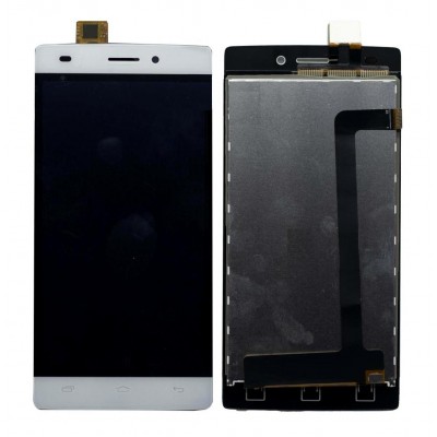 Lcd With Touch Screen For Intex Aqua Ace Ii White By - Maxbhi Com