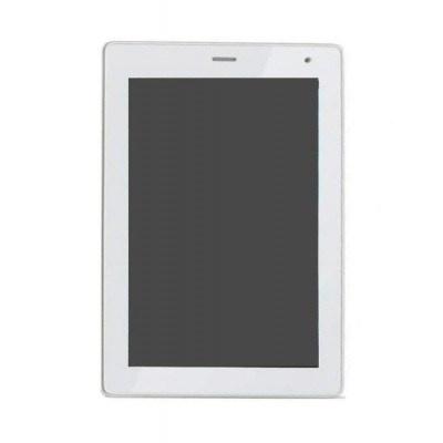 Lcd With Touch Screen For Lava Qpad R704 White By - Maxbhi.com