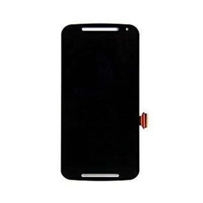 Lcd With Touch Screen For Motorola Moto G 4g 2nd Gen Black By - Maxbhi.com