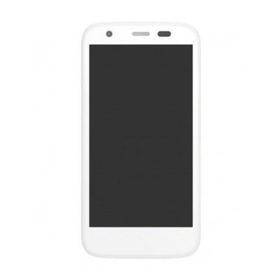 Lcd With Touch Screen For Motorola Moto G 4g 2nd Gen White By - Maxbhi.com
