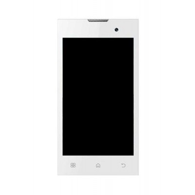 Lcd With Touch Screen For Intex Aqua A1 White By - Maxbhi.com