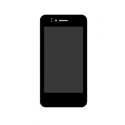 Lcd With Touch Screen For Celkon Campus A400 Black By - Maxbhi.com