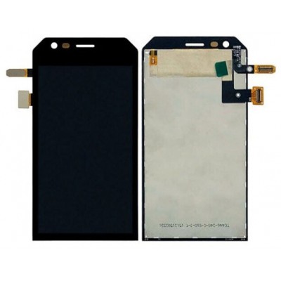 Lcd With Touch Screen For Cat S30 White By - Maxbhi Com