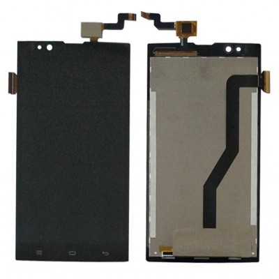 Lcd With Touch Screen For Micromax Canvas Blaze 4g Plus Q414 White By - Maxbhi Com