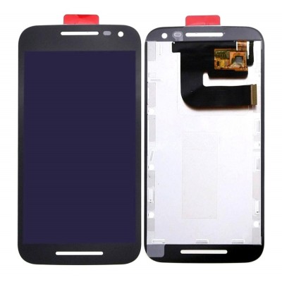 Lcd With Touch Screen For Motorola Moto G Turbo Edition Black By - Maxbhi Com