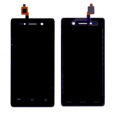 LCD with Touch Screen for Lava A52 Black
