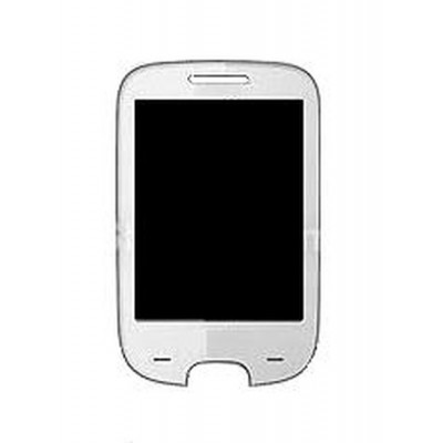 Lcd With Touch Screen For Spice M5500 White By - Maxbhi.com