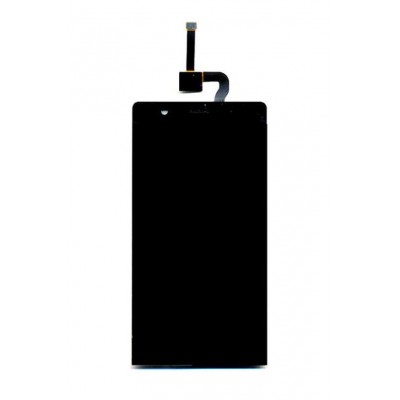 Lcd With Touch Screen For Lava Icon White By - Maxbhi.com