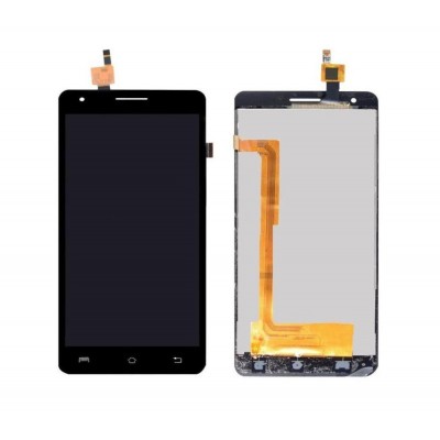 Lcd With Touch Screen For Lava Iris Fuel F2 Black By - Maxbhi Com