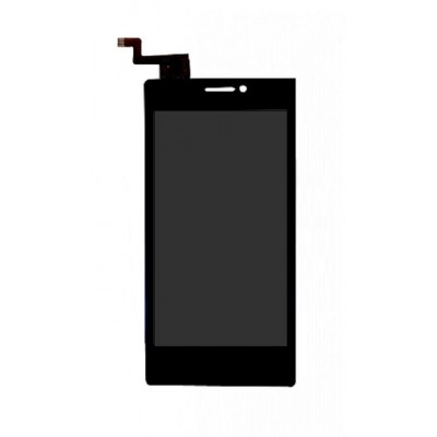 Lcd With Touch Screen For Intex Cloud Y17 Grey By - Maxbhi.com