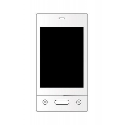 Lcd With Touch Screen For Intex Plasma White By - Maxbhi.com