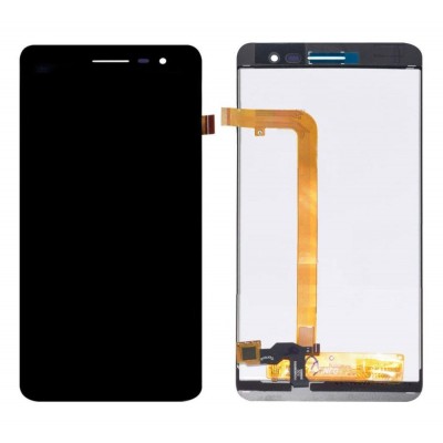Lcd With Touch Screen For Lava Fuel F1 Black By - Maxbhi Com