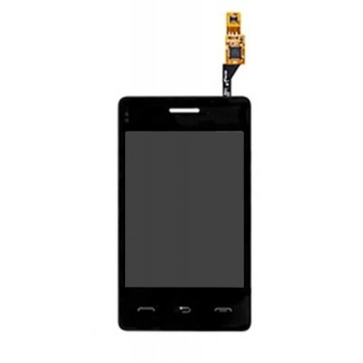 Lcd With Touch Screen For Lg T385 Wifi Black By - Maxbhi.com