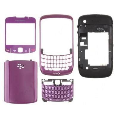 Full Body Housing For Reliance Blackberry Curve 8530 Purple - Maxbhi Com
