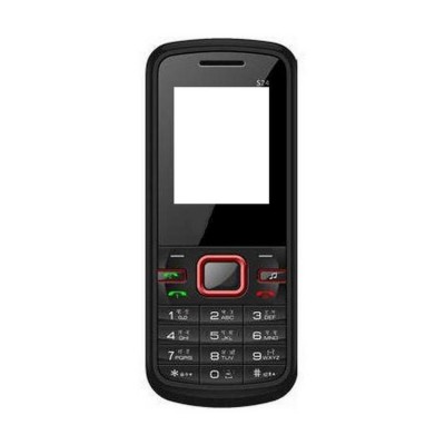 Full Body Housing For Sansui S24 Black Red - Maxbhi.com