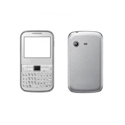 Full Body Housing For Samsung Chat 222 Plus Silver - Maxbhi Com