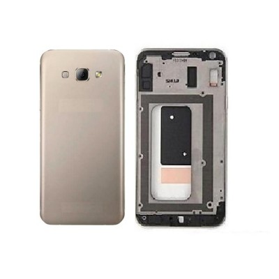 Full Body Housing For Samsung Galaxy A8 Duos Gold - Maxbhi Com