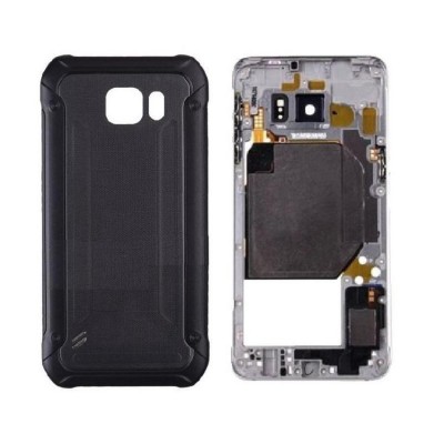 Full Body Housing For Samsung Galaxy S6 Active Black - Maxbhi Com