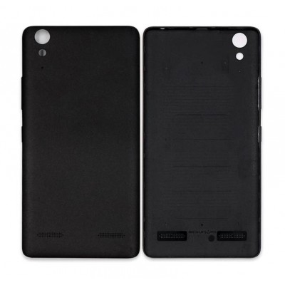 Back Panel Cover For Lenovo A6000 Plus Black - Maxbhi Com