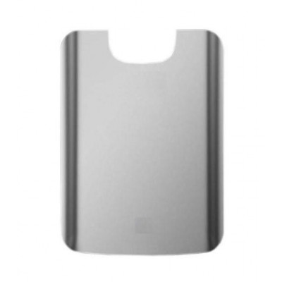 Back Panel Cover For Nokia E5 Silver Grey - Maxbhi.com
