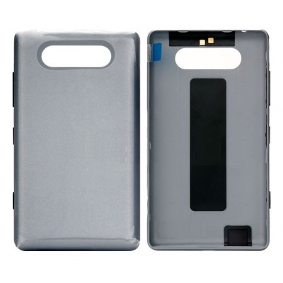 Back Panel Cover For Nokia Lumia 820 Grey - Maxbhi Com