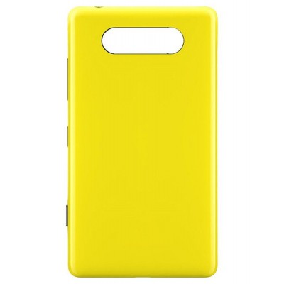 Back Panel Cover For Nokia Lumia 820 Yellow - Maxbhi Com