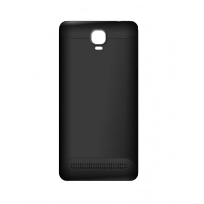 Back Panel Cover For Spice Mi506 Stellar Mettle Icon Black - Maxbhi.com