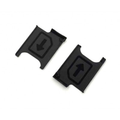 Sim Card Holder Tray For Sony Xperia T2 Ultra Dual Sim D5322 Black - Maxbhi Com