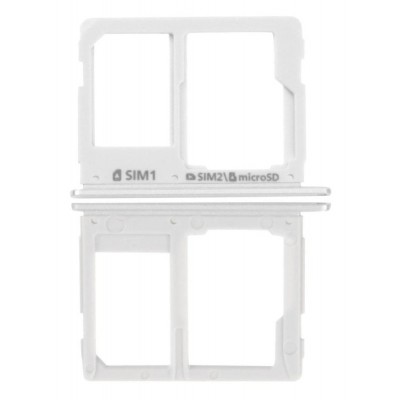 Sim Card Holder Tray For Samsung Galaxy A7 2016 White - Maxbhi Com