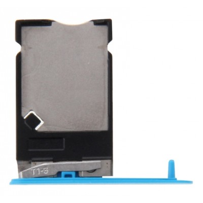 Sim Card Holder Tray For Nokia Lumia 900 Rm823 Cyan - Maxbhi Com