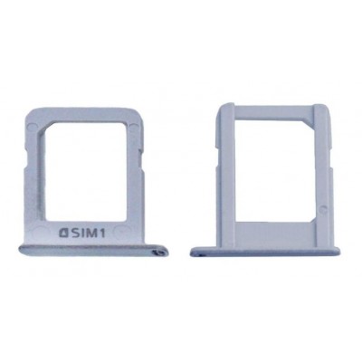 Sim Card Holder Tray For Samsung E700m With Dual Sim Black - Maxbhi Com