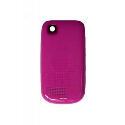 Back Panel Cover For Nokia Asha 200 Pink - Maxbhi.com