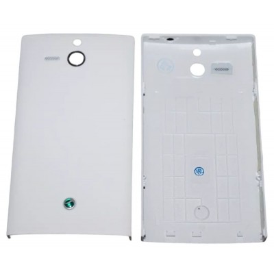 Back Panel Cover For Sony Xperia U White - Maxbhi Com