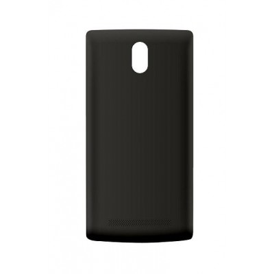 Back Panel Cover For Lava Iris Alfa L Black - Maxbhi.com