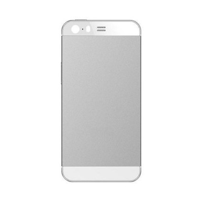 Back Panel Cover For Spice M6112 Silver - Maxbhi.com