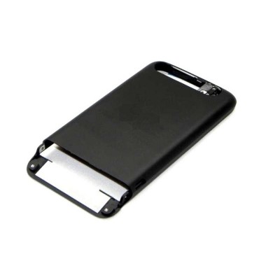 Back Panel Cover For Htc One V Black - Maxbhi Com