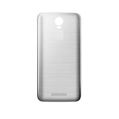 Back Panel Cover For Micromax Canvas Juice 2 Silver - Maxbhi.com