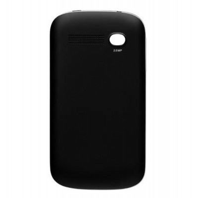 Back Panel Cover For Lava Iris 352e Black - Maxbhi.com