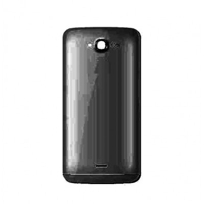 Back Panel Cover For Micromax Canvas L A108 Black - Maxbhi.com