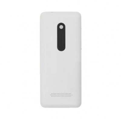 Back Panel Cover For Nokia 206 Dual Sim Rm872 White - Maxbhi.com