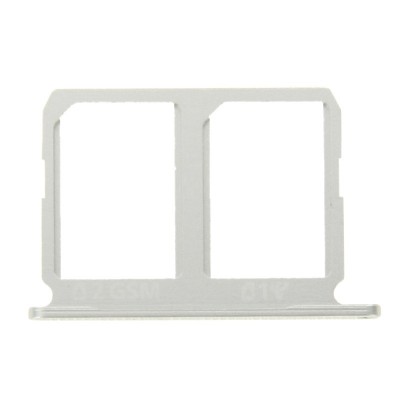 Sim Card Holder Tray For Samsung Galaxy S6 Duos White - Maxbhi Com